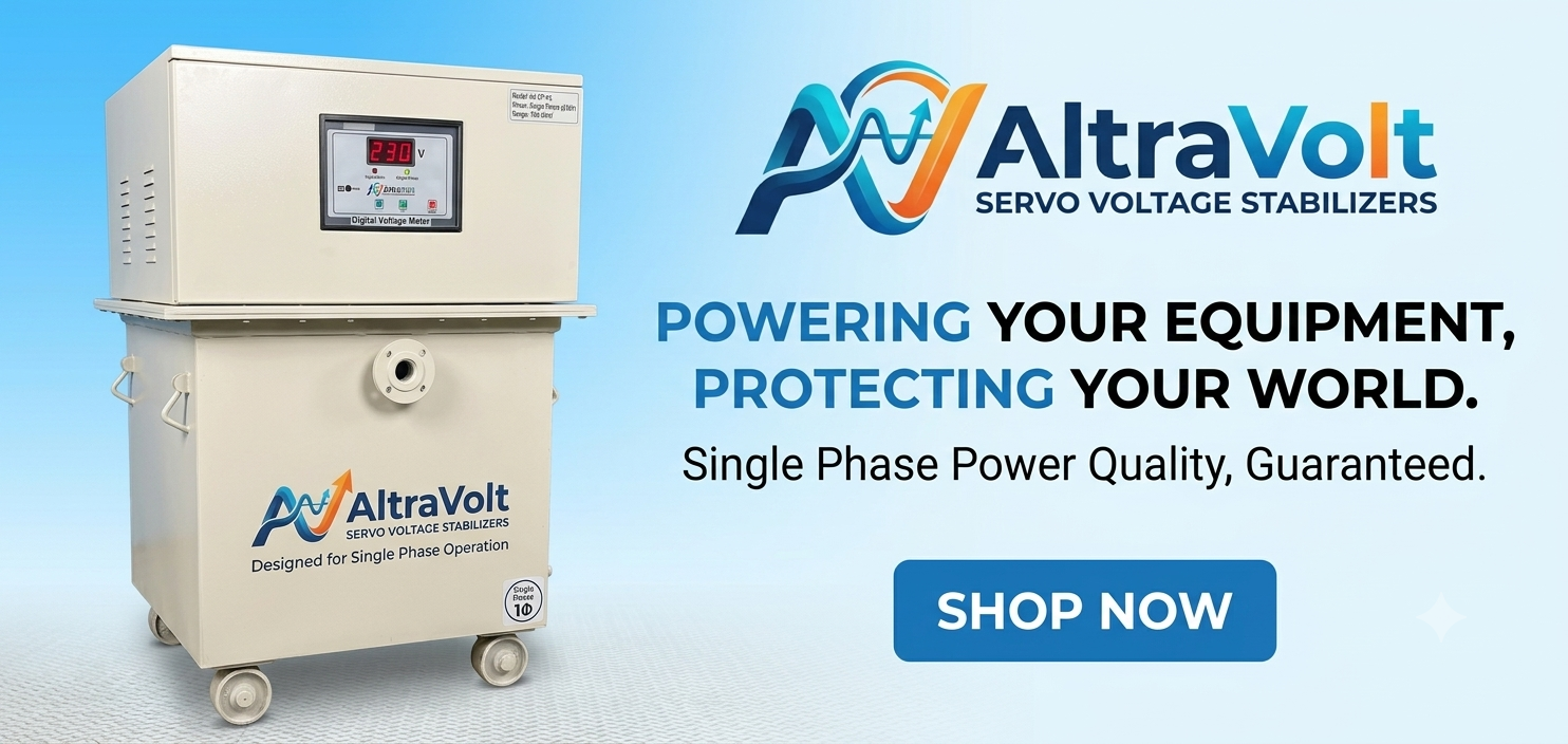 AltraVolt Single-Phase Servo Voltage Stabilizer
